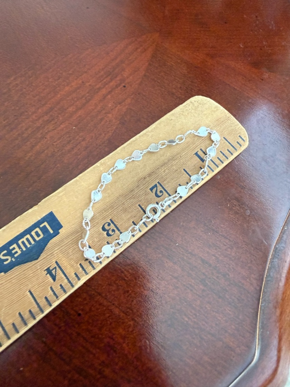 925 Sterling Silver Heart Bracelet